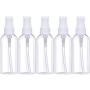 Fine Mist Spray Bottle 3.4oz/100ml Clear Travel Bottles Leak Proof for Makeup Cosmetic Containers (CLEAR)