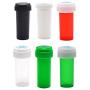 Eshylala 4 Pieces Moistureproof Sealed Jar Pill Bottle Case Box Storage Stash Jar,75ml,Multicolor