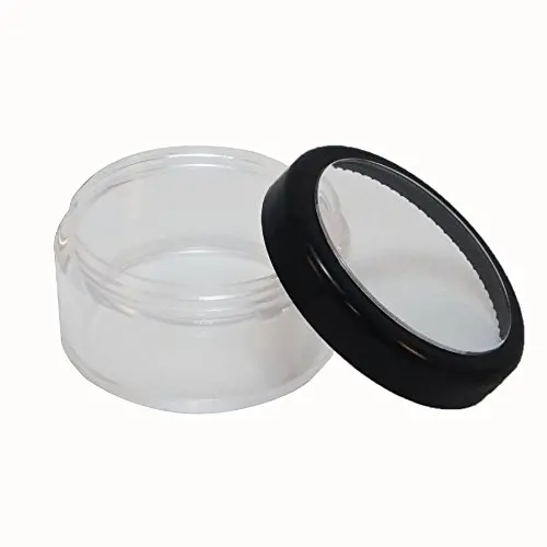 Window Black Rim Cap w Travel Sample Size Case 30 gr (Pack of 100) Window Black Rim Cap w Travel Sample Size Case 30 gr (Pack of 100)