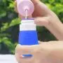 Bouteilles Squeeze de Voyage 5 pièces, Récipients Silicone Anti-Fuite avec Étui pour Crèmes et Produits d'Hygiène Personnelle Bouteilles Squeeze de Voyage 5 pièces, Récipients Silicone Anti-Fuite avec Étui pour Crèmes et Produits d'Hygiène Personnelle