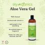 Aloe Vera Gel (8 oz) Cold-pressed Ultra Hydrating Skin Soothing Aloe Gel for Face Body After-Sun Care Aloe Gel Made in USA