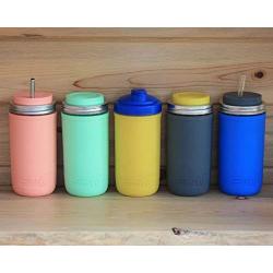 MJL Pint & Half Silicone Sleeve for Ball Mason Jars (Mint Green)