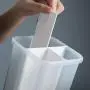 Kreative Staubsammler-Tank für Küchenvorräte – Große Kapazität, Plastikbehälter mit Verschluss, Candy Jar, kreative Süßwaren-Aufbewahrungstiegel mit Deckel, dekorativer Staubsammler-Tank