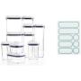 OXO Gummigriff 10-teiliges Airtight Food Storage POP Container Wertset Mit 10 Etiketten