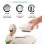 Cookie Jar Ceramic with Lids Airtight, Pottery Food Storage Containers Bpa Free Large for Kitchen Pantry Canisters Bulk Candy Store, 3L