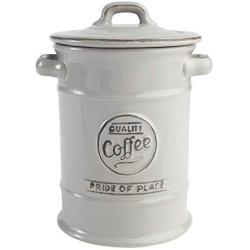 T&G Woodware Pride of Place British Coffee Jar, Cool Gray