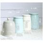 HHXQXB Ceramic Food Storage Canister,Condiments ContainerTea, Coffee, Spice, Sugar, Salt and MoreWearing Matte CoatingCO2 and Preserves Food Freshness（167.5cm）