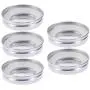 Vosarea 10PCS Bocal en Verre avec Joints Silicones Étanches, Caps Sécurisés (Argent) Vosarea 10PCS Bocal en Verre avec Joints Silicones Étanches, Caps Sécurisés (Argent)