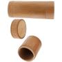 Dailymall 2X Vintage Bambus Teebehälter Caddy Dose Teebehälter Dichtung Flasche Lagerung - 10cm 20cm 2 Stück