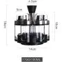 DUDDP Lagerregal Spice Rack Sets Spice Racks Preis Gläser Behälter Küchen Rotationsregal, Aufbewahrungsboxen Gewürzbehälter Regal – Multifunktionales Regal für Küche, Aufbewahrung – Regal
