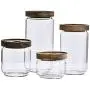 Bouteilles en verre scellées, Réservoirs de stockage pour grains, épices, pâtes, avoine, café.