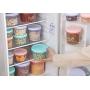 Retyion 3 Pack Baby Food Storage Containers Reusable Freezer Food Holder Jars with Leakproof Lids 33 Ounce (Purple)