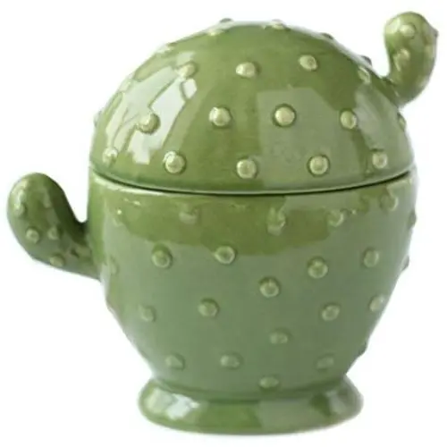 FUYU Ceramics Cactus Storage Jars Sugar Box Jewelry Receiving Box , Home Decoration FUYU Ceramics Cactus Storage Jars Sugar Box Jewelry Receiving Box , Home Decoration