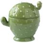 FUYU Ceramics Cactus Storage Jars Sugar Box Jewelry Receiving Box , Home Decoration