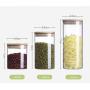 Glass Jar With Bamboo Lid Food Candy Storage Bottles Tea Container Cup Sealing Violetta Mason Jars Kitchen Accessories,250Ml