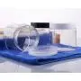 Klare Kunststoff-Runde Glasbehälter mit Deckel, 200 ml / 6,7 Unzen, für Kosmetikbehälter, Flasche, Dose, Beutel für Lagerung von Lotion, Gesichtscreme, Maske, Salbe, Tee, Pillen, Lebensmittelproben (Packung von 3)