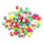 100 Pcs 2ML Colorful Round Silicone Non Stick Concentrate Containers Jar Storage Box