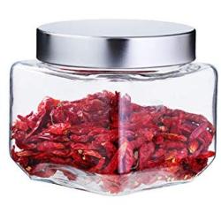 Glass Bottle Seal Storage Jar Food Grains Storage Tea Milk Powder Coffee Seal Storage Cans DELICATEWNN (Capacity : 800ML1)