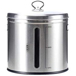 Food Storage Containers Jar 304 Stainless Steel with Lids Airtight Bpa Free Large, Cookie Jar Cereal Coffee Storage Containers Jar for Kitchen Pantry Organization Canister Candy Bulk, 10L