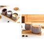 Ceramics Sugar Salt Pepper Storage Jar Seasoning Pot with Lid And Spoon