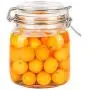 Bocal en verre Yardwe 1000ML avec Bouchon Clip, Récipient de Conservation, Pot Mason Transparent