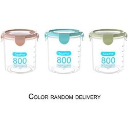 Plastic Storage Jars Food Storage Bottle Leakproof Sealed Kitchen Storage Box Rodalind