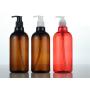 1PC 500ml 16.7oz Red Empty Plastic Refillable Cosmetic Makeup Liquid Soap Bath Shower Shampoo Toiletries Spray Pump Bottle Cream Lotion Dispenser For Daili Use