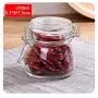 1 Piece Glass Storage Bottles Jars With Lid Large Capacity Honey Candy Jar Kitchen Container Sealed With Cover,250Ml