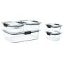 Rubbermaid Brilliance Food Storage Container, 10-Piece Set, 100% Leak-Proof, Plastic, Clear