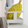 ZGXY Spice Rack Food Corner Storage Kitchen Container Organizer for Spices, Condiments, Baking Supplies-P