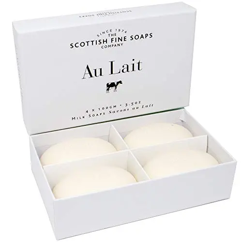 The Scottish Fine Soaps Company Au Lait Milchseifen (4 x 100g)