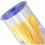 WH- Sealed Glass Jars Fresh Kitchen Design Manual Release Valve Accommodating Moisture Grains Tank 4 Sets Snack (Color : Blue)