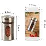 For Spice - Glass Spice Bottle Sauce Storage Jar Seasoning Herbs Container Condiment Holder Bbq Cooking Accessories Kitchen Organizer