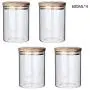 Glass Sealed Jars, Moisture-Proof Kitchen Food Containers, Storage Of Spices/Pasta/Oatmeal/Coffee Beans