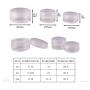 Tiny Sample Containers 3 Gram Sample Jars 100pcs Makeup Sample Containers with Lids