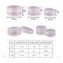 10 Gram Cosmetic Containers 20pcs Sample Jars with Lids Plastic Makeup Sample Containers BPA free Pot Jars