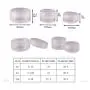 Tiny Sample Containers 3 Gram Sample Jars 100pcs Makeup Sample Containers with Lids
