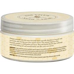 Burts Bees Mama Bee Belly Butter, Fragrance Free Lotion, 6.5 Ounce Tub