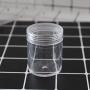 120/150Ml Pet Container Round Clear Jar Pot Storage Bottle For Diy Slime Clay Makeup Cosmetic Cream Nail Box Square With Lid,150Ml