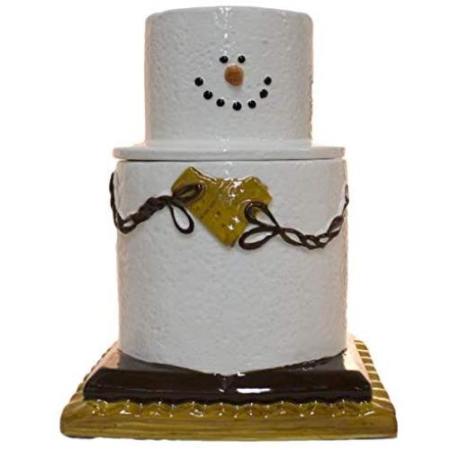 Earthenware Smores Ceramic Cookie Jar