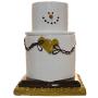 Earthenware Smores Ceramic Cookie Jar