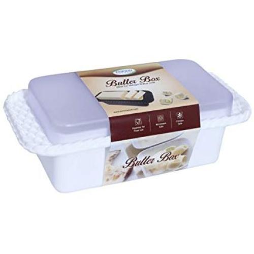 Premium Quality ENRICH Plastic - 500 ml Plastic Microwave safe Food Storage, butter box, bin, container, tiffin, bread/loaf, bread loaves box with lid/cover. Ideal for fridge or kitchen storage unit