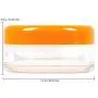 50Pieces 5G/5ML Round Clear Plastic Pot Jars Container Orange Lids BPA free 50Pieces 5G/5ML Round Clear Plastic Pot Jars Container Orange Lids BPA free