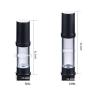 3 Pcs 5ML 0.17OZ Upscale Empty Refillable Frosted Black AS Airless Pump Vacuum Bottle Portable Cosmetic Toiletries Liquid Storage Container Jar Pot Lotion Sample Dispenser for Travel Home Use