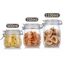 Glass Sealed Jars, Kitchen Household Grain Storage Tanks, Storage Of Spices/Coffee Beans/Oatmeal/Pasta