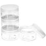 PROGLEAM Storage & Organization, 7Pcs Plastic Seasoning Condiment Spice Jar Salt Pot Bottles Box Storage Outdoor