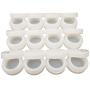 SZBS Silicone containers 7ml Clear Container For Dab Oil Non-stick Round Shape Concentrate Wax Storage Jars (10)