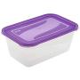 keeeper Food Box Fredo Fresh 4,3L Rectangle in Purple, Polypropylene 29 x 19 x 12 cm