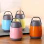 Vacuum Insulated Food Flask, Wide Mouth Soup Thermos Travel Thermos Hot Food Flask Lunch Vacuum Storage Warm Soup Heat Kitchen Thermos Leak Proof Design Lunch Box for School Office Outdoors [Yellow]