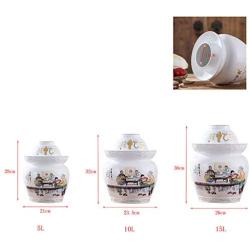 Cereal Containers Sealed Cans Ceramic Storage Jars Pickles Kimchi Jars Kitchen Purchase Box Candy Jars Containers